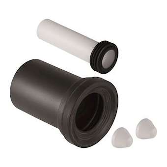 Kit rac WC suspendu, longueur 18,5 cm: d90mm, d145mm, Chromé mat|Geberit-GBR152.426.46.1