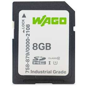 Carte mémoire SD pSLC-NAND 8 Gb|Wago contact-WAG758-879-000-2108