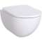 Pack WC susp Geberit Acanto, caréné, Rimfree, abat ral et déclips, blc