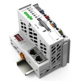 Contrôleur EtherNet/IP G4 2ETH SD, gris clair|Wago contact-WAG750-893
