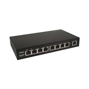 Switch non-manageable 9 ports 10/100Base-TX dont 8 PoE+ (110W)|Gigamedia-GGMNE08P
