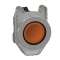 Harmony XB4 - voyant lumineux DEL - flush - orange - 230V - vis étrier|Schneider Electric-SCHXB4FVM5