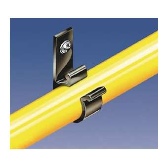 Bride plastique à visser pour câble de diamètre 10 mm en POM noir - 6D10|HellermannTyton-HNE21170100