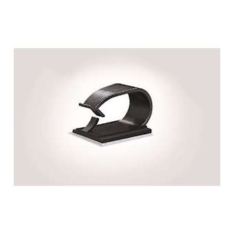 Clip adhésif en forme de demi-lune 33x27mm pour câble D20mm PA66HIRHS noir -RB2|HellermannTyton-HNE15100831
