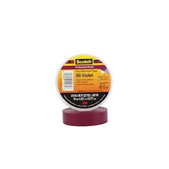 3M Scotch 35 Ruban isolant électrique hautes performances 20m x 19mm Violet|3M france-TRM80057