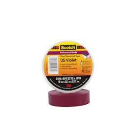 3M Scotch 35 Ruban isolant électrique hautes performances 20m x 19mm Violet|3M france-TRM80057