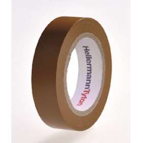 Ruban adhésif Isolant PVC HelaTape Flex 15 - Marron 15x10|HellermannTyton-HNE71000107