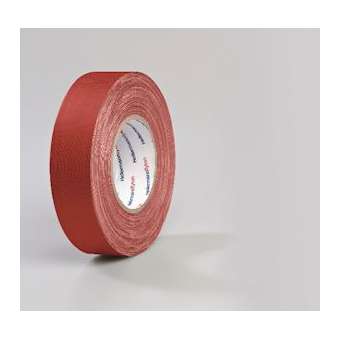 Ruban adhésif textile HelaTape Tex - Rouge 19x50|HellermannTyton-HNE71200501