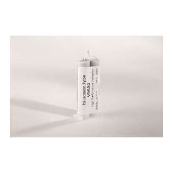 Adhésif bi-composant 150DEGC en cartouche 50 g, Résine Epoxy, Noir|HellermannTyton-HNE62795002