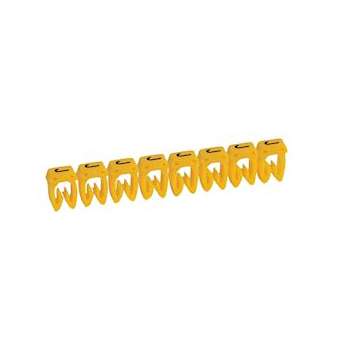 Repère CAB 3 pour filerie 1,5mm² à 2,5mm² avec lettre majuscule J|Legrand-LEG038339