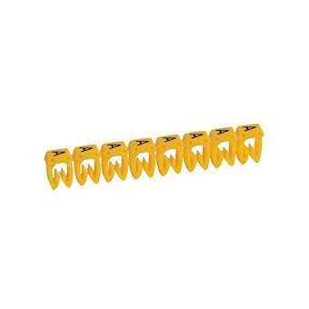 Repère CAB 3 pour filerie 4mm² à 6mm² avec lettre majuscule A|Legrand-LEG038360