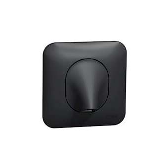 Ovalis - sortie de câble - 16A - avec griffes Avec plaque -Anthracite|Schneider Electric-SCHS465662