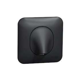Ovalis - sortie de câble - 16A - avec griffes Avec plaque -Anthracite|Schneider Electric-SCHS465662