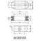 Passe-fils oblong DO-PVC 29/37/43/3 NOIR|Ses Sterling-STG13500210