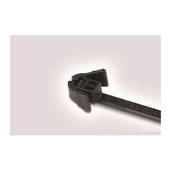 Collier réouvrable 200x4.7mm en PA66 noir - REZ200|HellermannTyton-HNE11540200