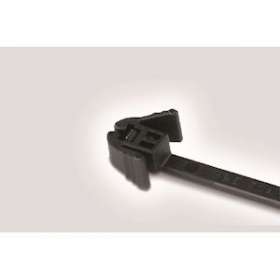 Collier réouvrable 200x4.7mm en PA66 noir - REZ200|HellermannTyton-HNE11540200