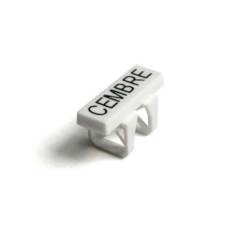 Repère filaire type MG-TDM-02 4 x 16 mm blanc|Cembre-CMB40291