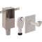 Kit de siphon à encastrer pour lavabo Geberit, sortie horizontale: d50-56mm, G