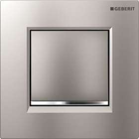 Commande d'urinoir Geberit pneumatique type 30: chromé mat, chromé brillant|Geberit-GBR116.017.KN.1