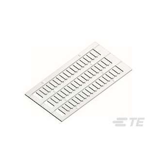 Repères de bornes Entrelec SNA 6 x 10 mm (blanc) en polycarbonate|Entrelec-ENT1SNA233600R1700