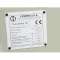 Plaque personnalisable perforée de type MG-VRT-RH 105 x 110 mm grise HF|Cembre-CMB48712-HF