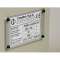 Plaque personnalisable de type MG-VRT-R 62 x 88 mm grise HF