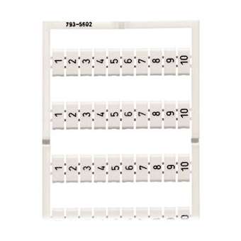 WMB reper 5-5,2mm impr.v 1-10(10x)|Wago contact-WAG793-5602