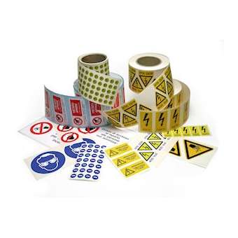 Etiquette signalétique ronde terre 20 mm jaune|Cembre-CMB700402-BULK