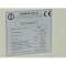 Plaque personnalisable adhésive de type MG-VRT-A 25 x 50 mm verte
