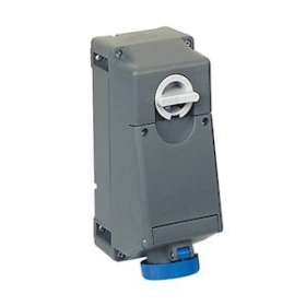 Prise verrouillée 250V 16A 2P+T IP66/67 mil box -|Ilme-IL1TM1663SP