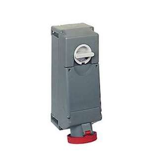 Prise verrouillée 380V 63A 3P+T IP66/67 - série TM|Ilme-IL1TM6364SP
