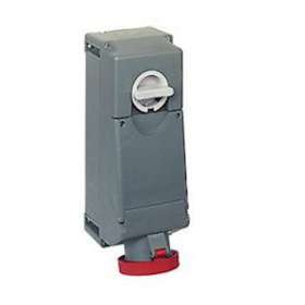 Prise verrouillée 380V 63A 3P+T IP66/67 - série TM|Ilme-IL1TM6364SP