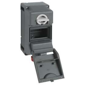 Prise verrouillée 250V 16A 2P+T IP66/67 avec boitier|Ilme-IL1TM1663IR