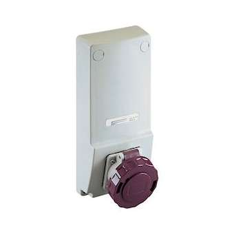 PratiKa - prise interverrouillée - 16A - 2P - 230Vca - IP65 - panneau|Schneider Electric-SCH82076