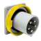 PratiKa - socle de connecteur encastré - 63A 3P+N+T - 100-130V - IP67 - 50-60HZ|Schneider Electric-SCH81877