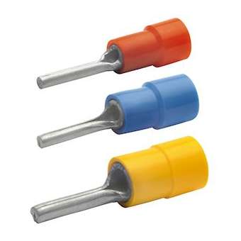 Cosse pré-isolée rouge à embout rond 1,8x6mm section 0,5 à 1,5mm²|Klauke-KKE705KE