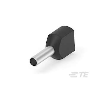 Embout pré-isolé 2 x 1.5 mm² / 2 x 16 AWG - 12 mm - Noir|Entrelec-ENT1SET112006R0000