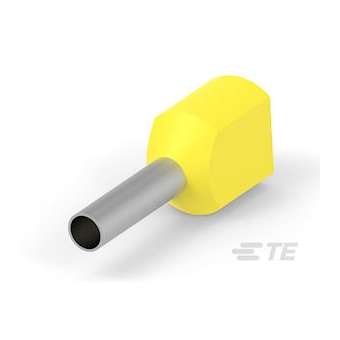 Embout pré-isolé 2 x 6 mm² / 2 x 10 AWG - 14 mm - Jaune|Entrelec-ENT1SET112016R0000