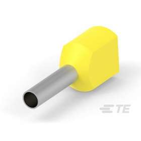 Embout pré-isolé 2 x 6 mm² / 2 x 10 AWG - 14 mm - Jaune|Entrelec-ENT1SET112016R0000