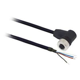 OsiSense XZ - Connecteur precable femel le m12 4 pins|Schneider Electric-SCHXZCPB1241L10