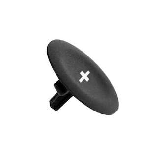 Harmony cabochon lisse + - noir pour poussoir rond D22|Schneider Electric-SCHZBA2934