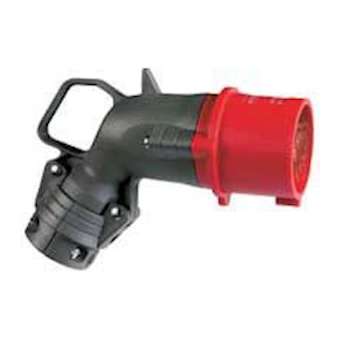 Fiche mobile coudée Hypra IP44 16A - 380V~ à 415V~ - 2P+T - plastique|Legrand-LEG052262