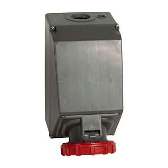 Prise saillie simple fixe Hypra IP66/67-55 125A - 380V~ à 415V~ - 3P+T|Legrand-LEG059502