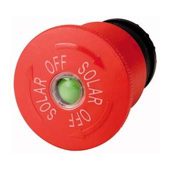 Inter pompiers, PV, avec marquage laser SOLAR|Eaton industries-EONM22-SOL-PVT45P-MPI