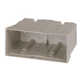 Capot, pour plastron d'encastrement, 4 emplacements de montage|Eaton industries-EONM22-H4