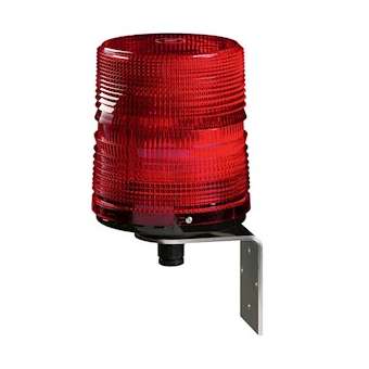 Feu LED multimodes équerre 230Vcc/ca optique Vert IP55|AE&T-APQPMFLEDEQ2306