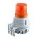 Avertisseur 100dB avec flash 1J 24Vcc/ca optique Rouge IP65