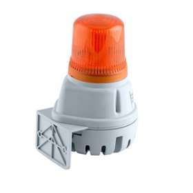 Avertisseur 100dB avec flash 1J 24Vcc/ca optique Rouge IP65|AE&T-APQF100BX0243