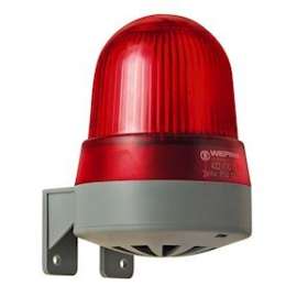 Combiné Feu flash & buzzer 92dB - Série 423 - 24VAC/DC - Rouge - Mural|-WRM42311075