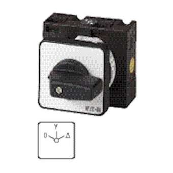Commutateur, cont.: 9, 32A, 0-Y-D, 60DEG, à acc., encastré|Eaton industries-EONT3-5-25-E